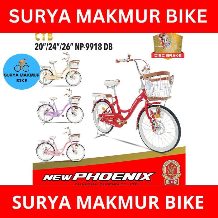 SEPEDA CTB PHOENIX 20"24"26" KERANJANG BESI