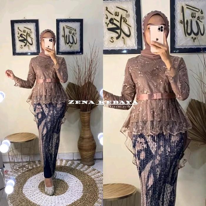 New Setelan Dan Atasan Kebaya Wisuda Kebaya Aurora Pita Dress Kebaya Lamaran Baju Kebaya Pesta Rok