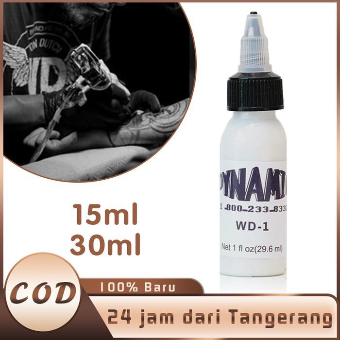 Tinta Tato White 15Ml/30Ml Tinta Tatto Tinta Tato Semi Permanen