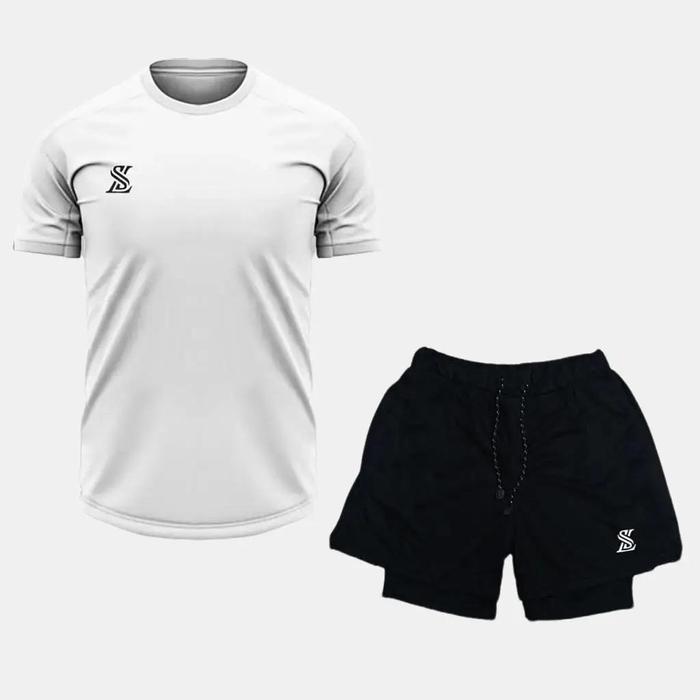Satu Set Pakaian Jogging Pria Padel Outfits Men Baju Padel Pria Celana Padel Pria Airfit
