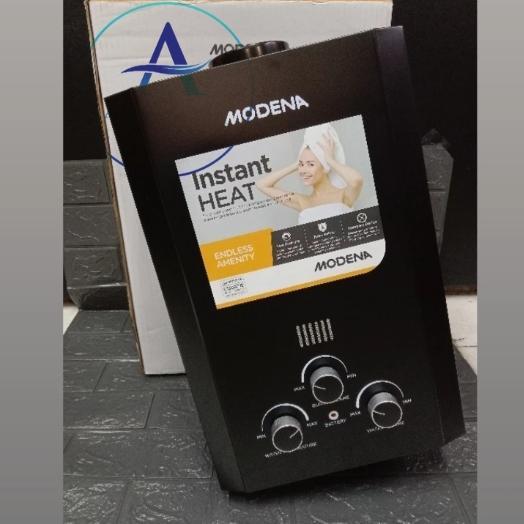 Water heater gas PGN Modena GI0680FCBK/heater gas alam LNG modena