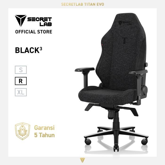Secretlab Titan Evo Softweave Plus Kursi Gaming-Black Terbaru 