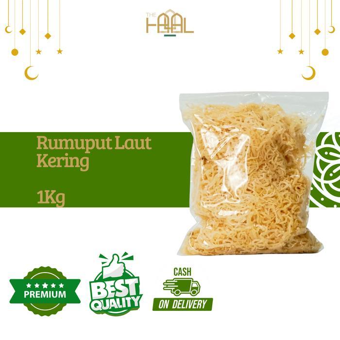 Rumput Laut Kering Putih 1 Kg Super 100% Rumput Laut Terlaris