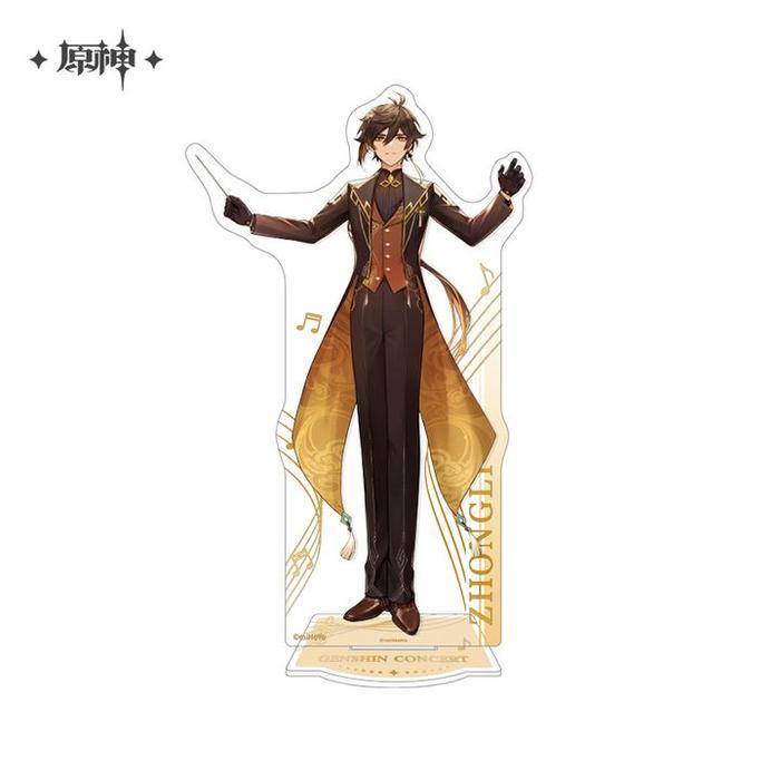 HOT SALE ZHONGLI EULA XIAO CHILDE GANYU ALBEDO CONCERT ACRYLIC STAND - GENSHIN TERMURAH