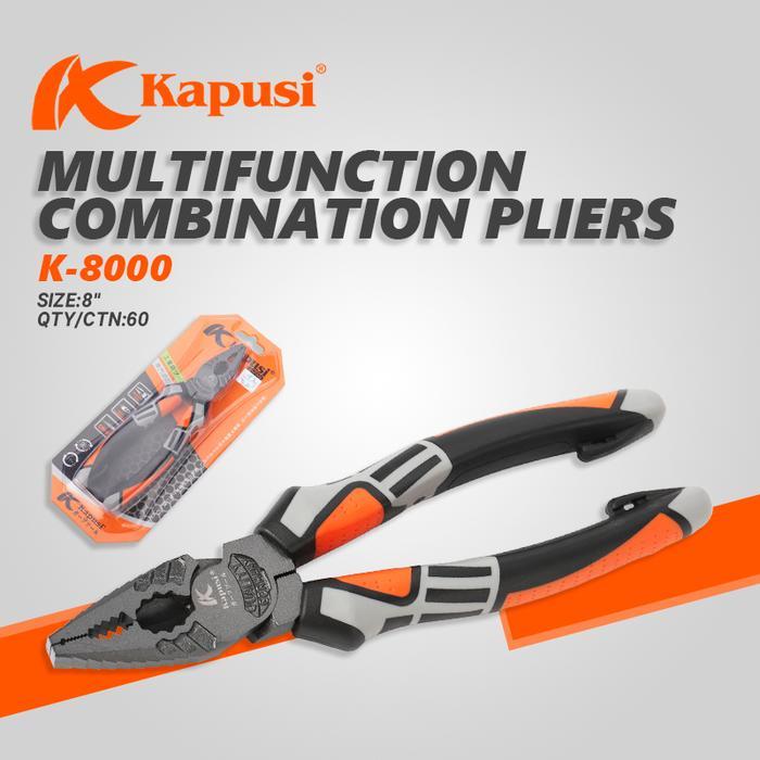 Kapusi Tang Kombinasi Heavy Duty/Combination Pliers 8inch K-8000