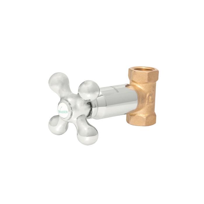 Stop Kran Tanam (Dingin) Wasser TC-080B - Concealed Shower Tap 1/2" Bahan Brass Produk Original