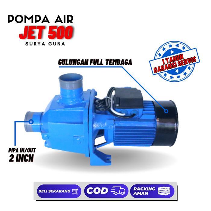 Alkon Pompa Air Modifikasi Surya Guna Type Jet 500 Pompa Kolam Gurame