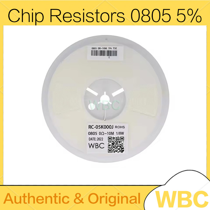 5000Pcs 0805 5% SMD 1/4W 0R ~ 10M chip resistor 0 10R 100R 220R 330R 470R 1K 4.7K 10K 47K 100K 0 10