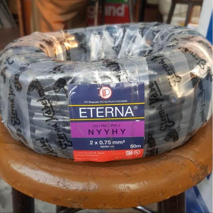 Kabel Eterna Nyyhy 2X0.75 2X0,75 2 X 0,75 2 X 0.75 Eterna 50M 50 Meter