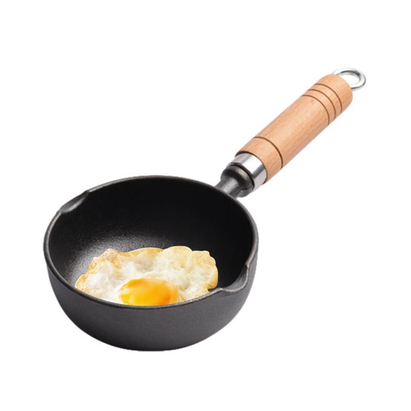 Cookie Skillet Cast Iron Household Oil Pan Non Stick Cooking Utensils Meal Skillet Pot Black Mini Ca