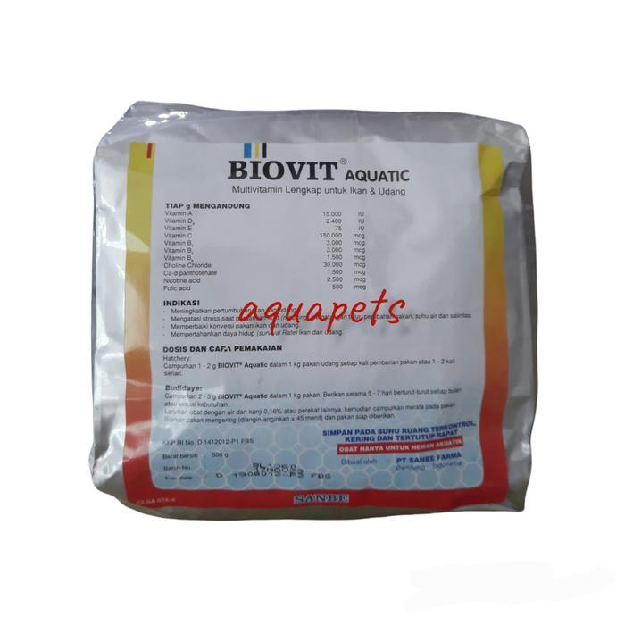 Sale- Biovit Aquatic Sanbe Multivitamin Ikan Dan Udang 500Gr
