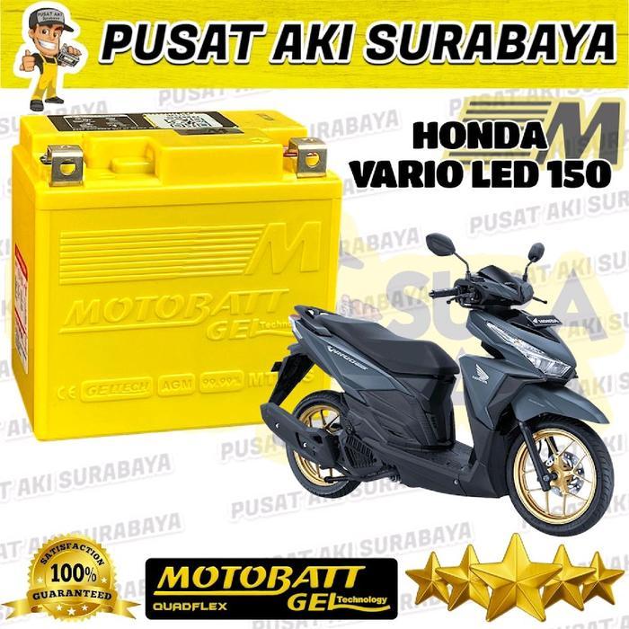 PUSAT AKI SURABAYA AKI KERING TERBAIK MOTOBATT MTZ6S GEL AKI MOTOR HONDA VARIO LED 150 VARIO 125 NEW