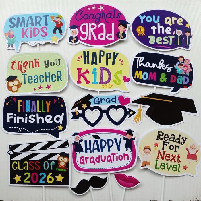 GRADUATION ANAK MUSLIM PROPS PHOTO BOOTH