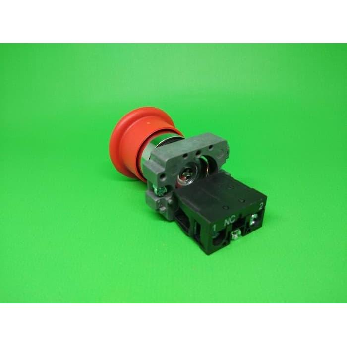 Push Button Emergency Stop Switch 40Mm Spring Return Bc42 22Mm #Gratisongkir