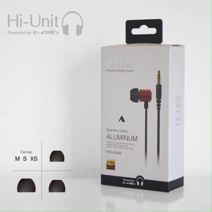 Matei Japang Bass Earphone Hi-Unit Hse A2000 Earbud Stereo Earphone Kabel 3.5Mm Terbaik