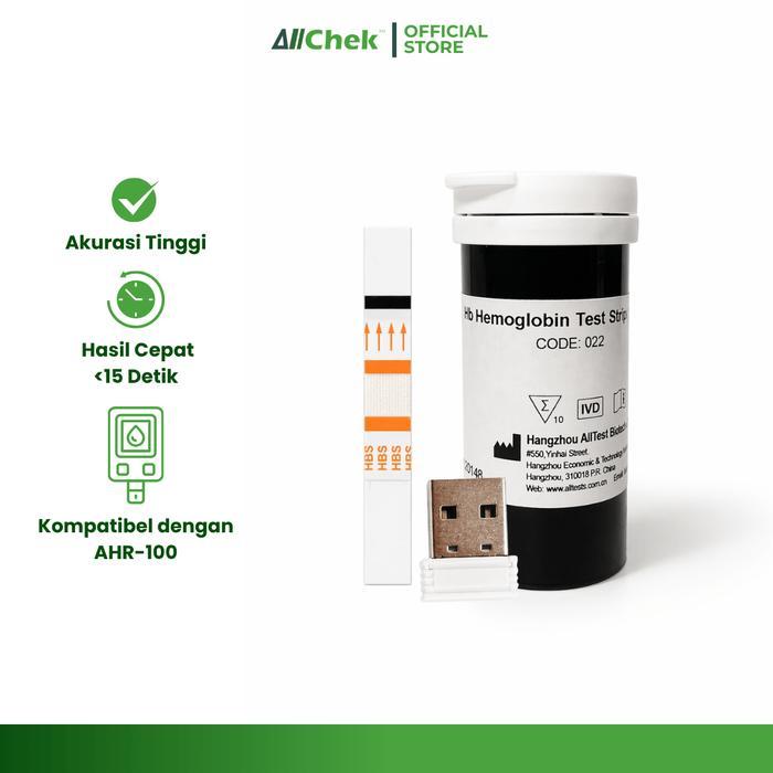Allchek Alat Tes Hemoglobin AHR-100 Hb Digital Akurat Hasil Cepat