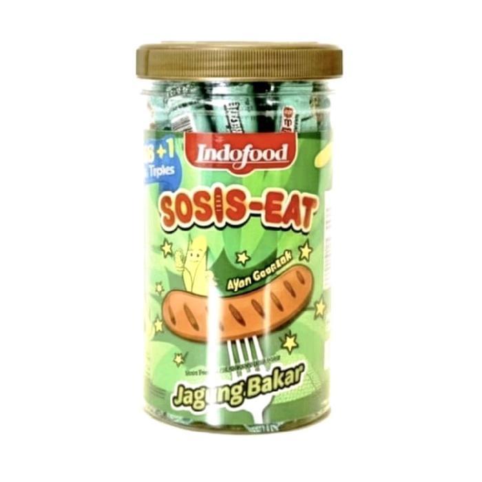 [1 Karton Isi 6 Toples17Pcs40G] Indofood Sosis , Original/Ayam Geprek/Jagung Bakar- Siap Santap.