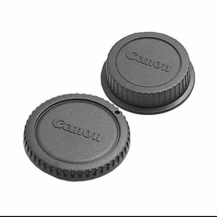 tutup lensa belakang tutup camera canon body cap camera canon eos dslr *