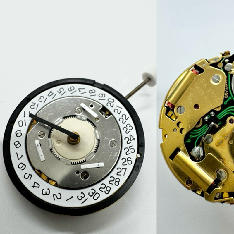 Watch movement accessories ISA8174 movement four o'clock calendar gold machine