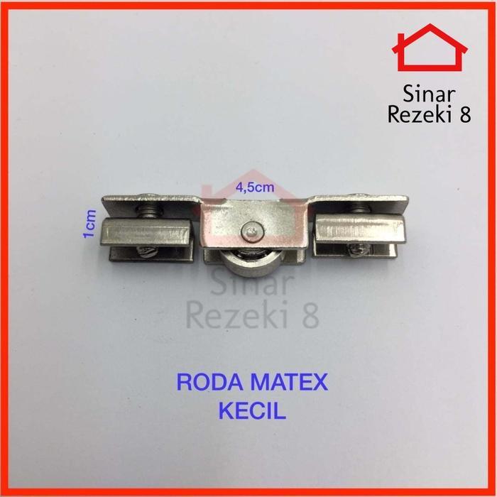 Roda Matex Kecil Pintu Sliding Geser Lemari Etalase .