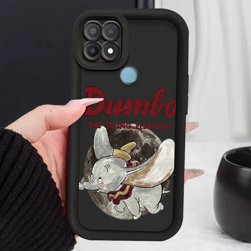 Casing Hp untuk OPPO A15 A15s A35 4G Case Babi Terbang Kecil kartun Kasing silikon Cesing Ready Stoc