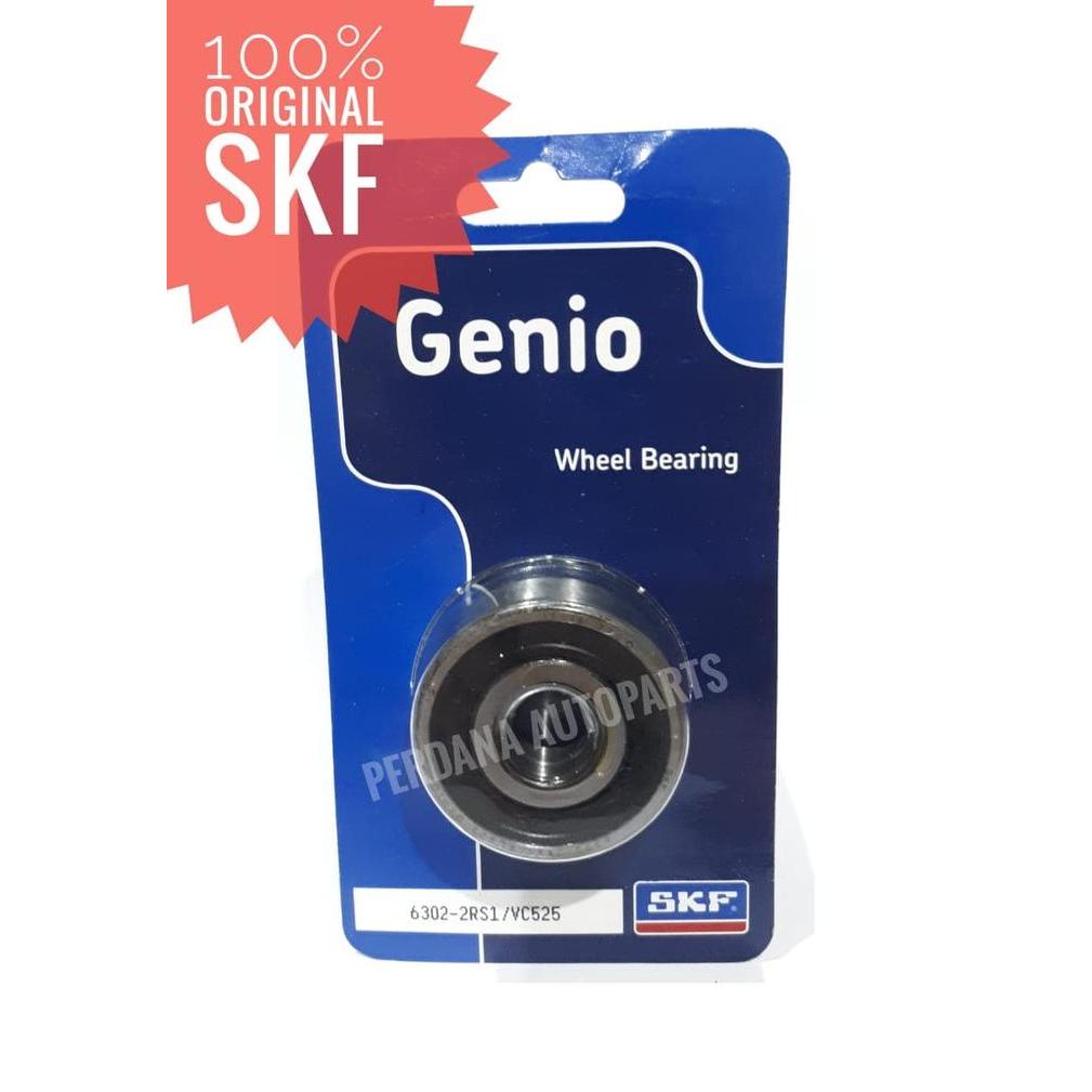 FREE ONGKIR LAHER BEARING RODA DEPAN HONDA SUZUKI ASLI SKF 6302 X1 BISA COD