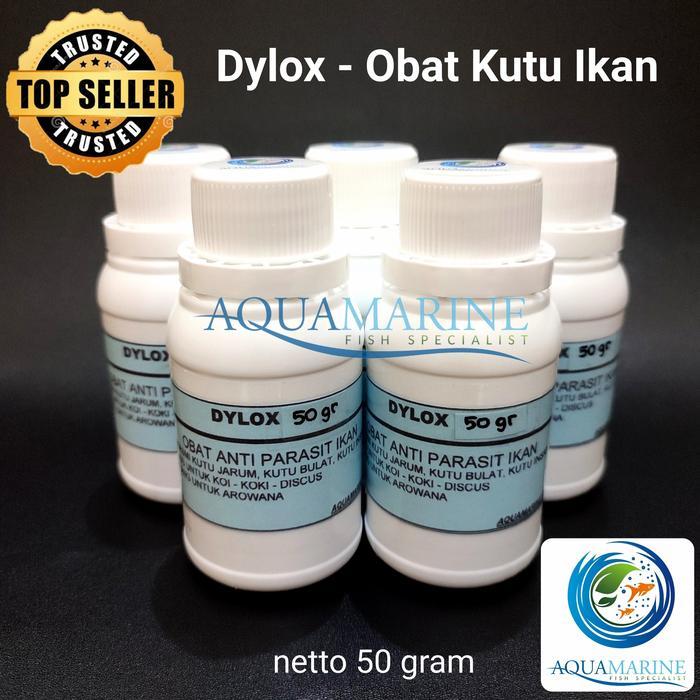 DYLOX (OBAT ANTI PARASIT OBAT ANTI KUTU IKAN HIAS) Memberantas Kutu Jarum Argulus Kutu Jangkar Kutu
