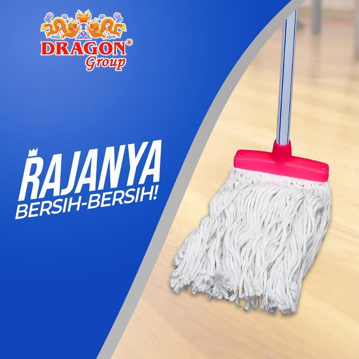 Dragon Pel Lantai Medium P15 Alat Pel Lantai Sumbu Kuat Dan Berkualitas Gagang Panjang Besi