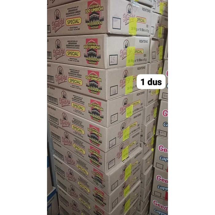 1 DUS 20 renceng kopi kapal api merah special mini kopi kapal api mini merah 6 gram tanpa gula