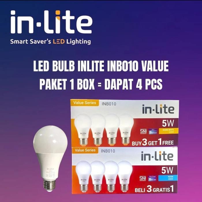Lampu Inlite Bolam Led Inlite Murah 5W 7W 9W 12W 15W