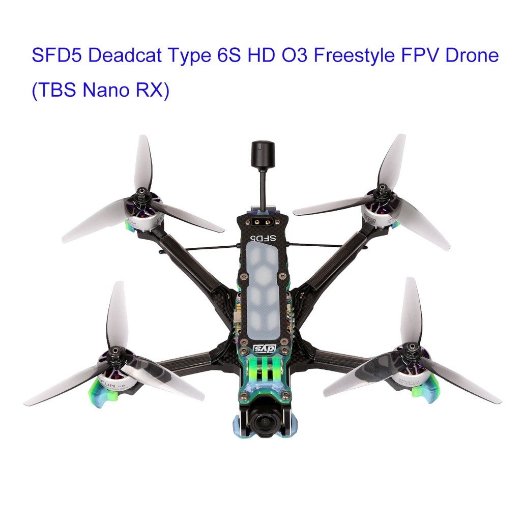 DYS SFX5 Freestyle FPV Drone 5 Inch 6S X Type Racing Drone with DJI