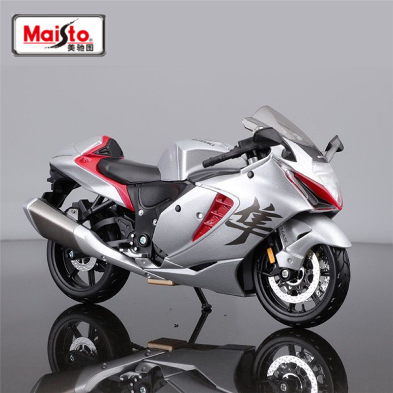 Maisto 1:12 SUZUKI 2022 Hayabusa Alloy Racing Motorcycle Model