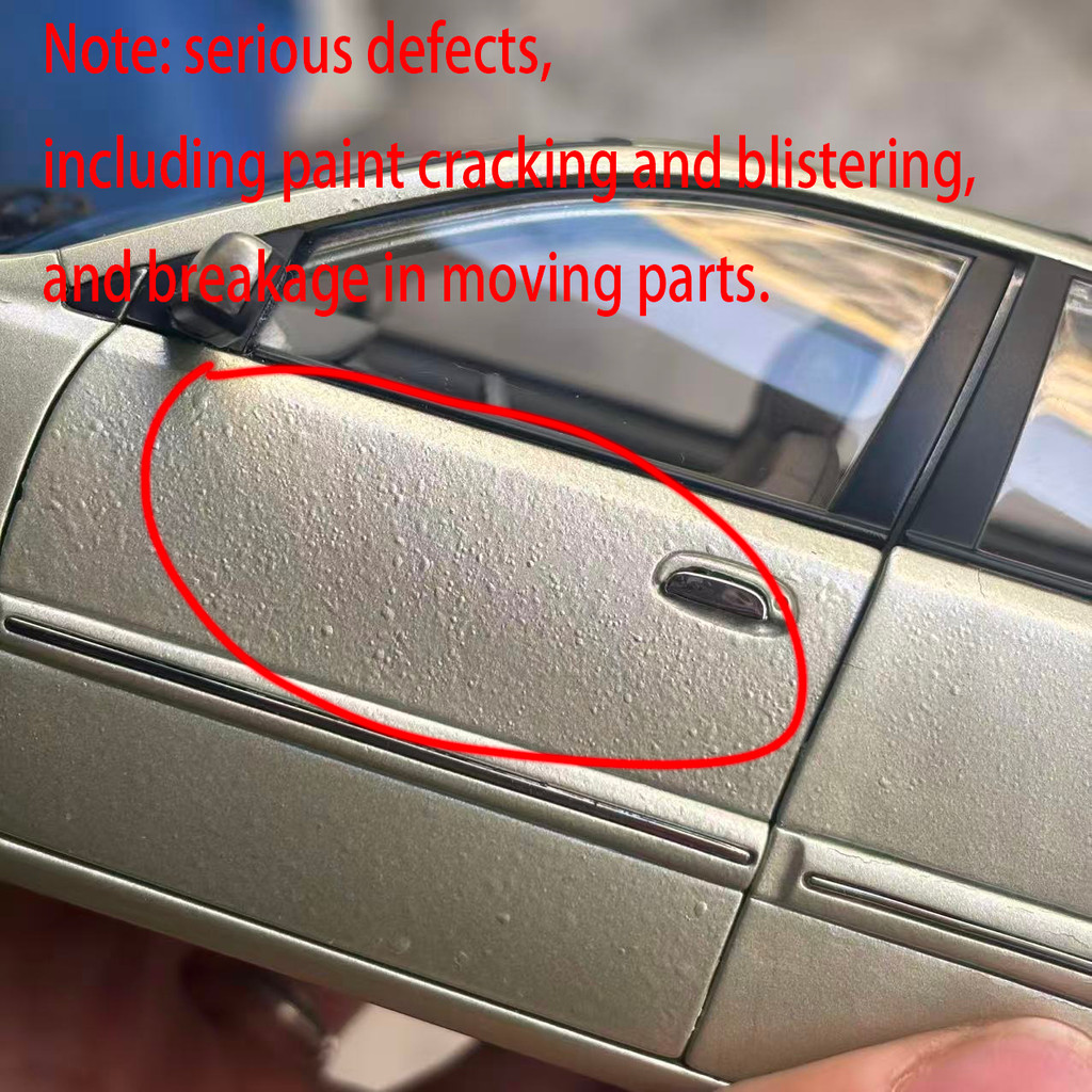 Seriously Defective 1/18 Scale Kia Rio Diecast Toy Collectible Car Model Diecast Metal Gift Ornament