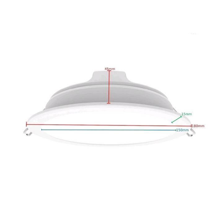 BARDI DOWNLIGHT PANEL 14W RGBWW - LAMPU PINTAR SMART Bluetooth