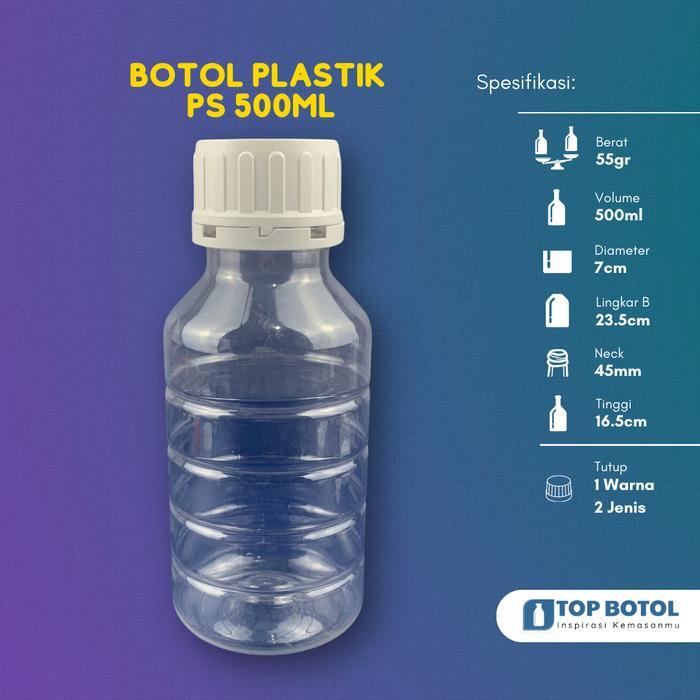 BOTOL PS 500ML/BOTOL MADU 500ML FOODGRADS