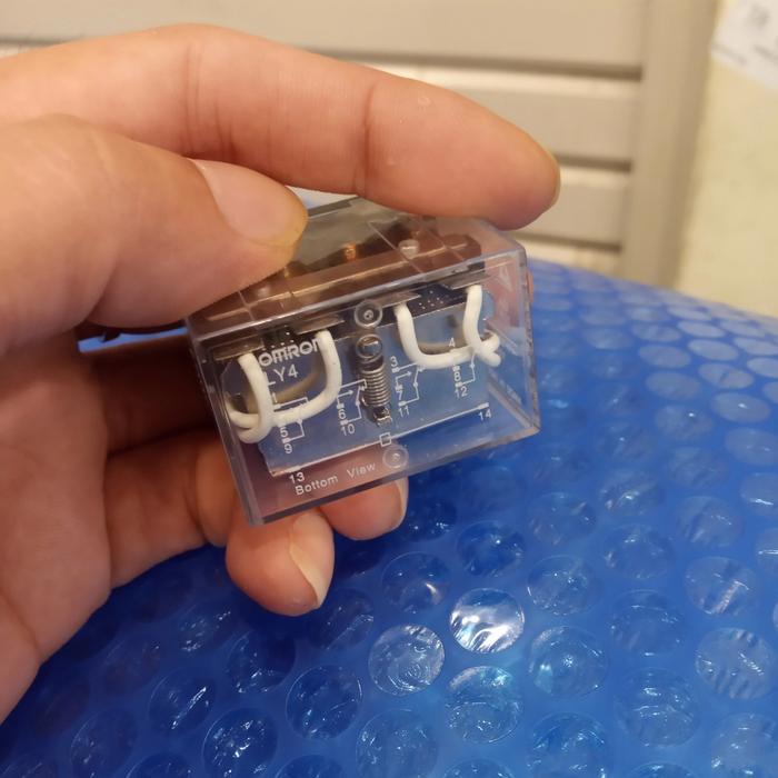 RELAY OMRON LY4 220V AC 10A ASLI 220VAC PROMO