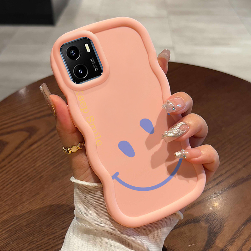 Casing Untuk VIVO Y15s Y15A Y15C Y01 Case Casing Graffiti Emoji Tas pola HP Cesing lunak Silikon Sof