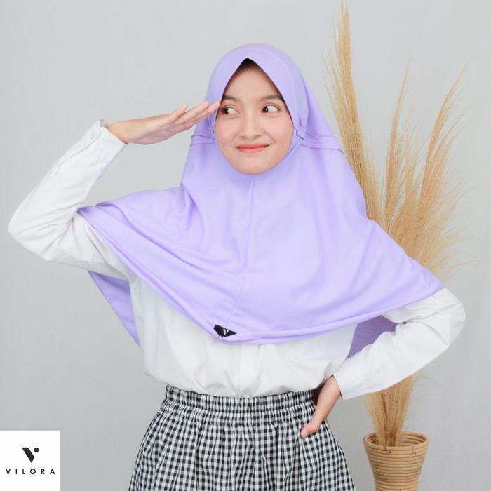 jilbab kerudung sekolah original vilora size XL