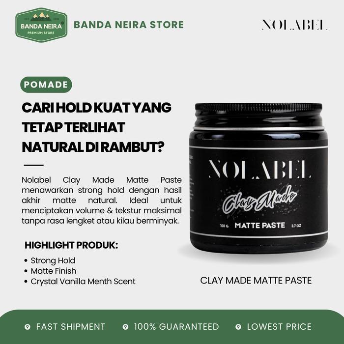 NO LABEL / NOLABEL Clay Made Matte Paste