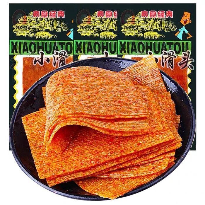 (Halal)Cemilan Snack Latiao Xiaohuatao Pedas/Latiao Pedas Xiao Hua Tao/Snack Halal Viral Termurah