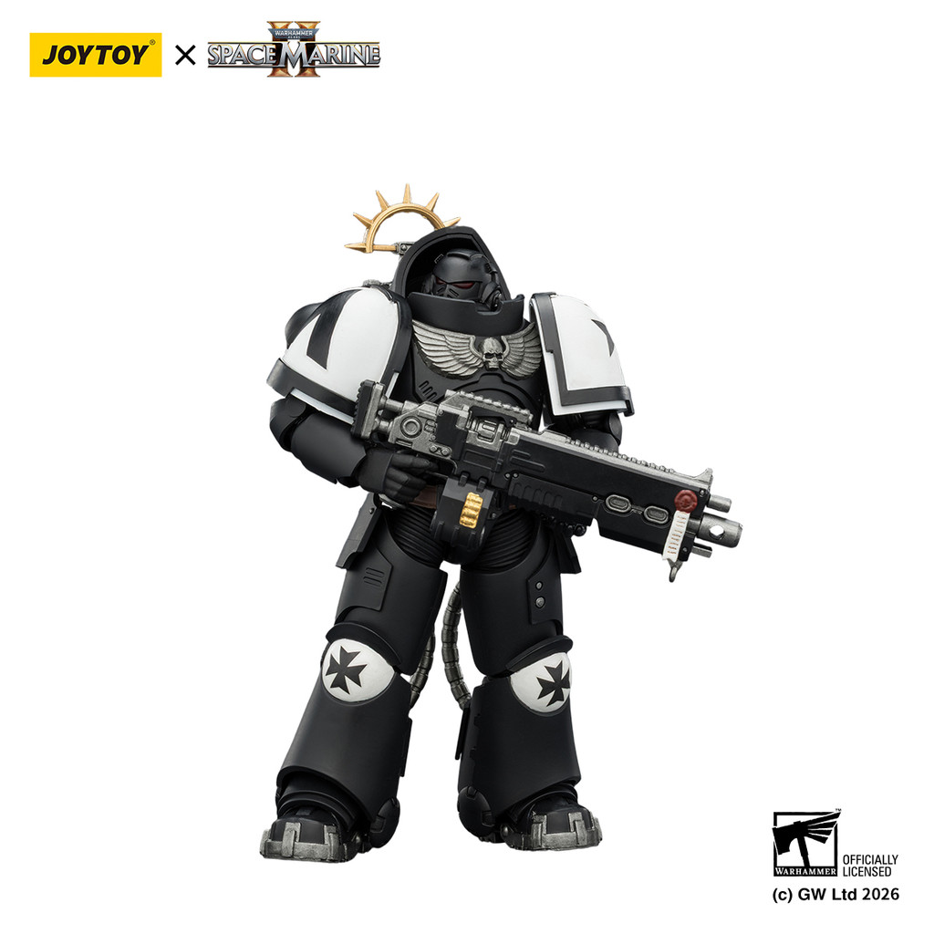 JOYTOY 1/18 Action Figure Space Marines 2 Warhammer 40K Heavy Intercessor with Heavy Bolt Rifle and