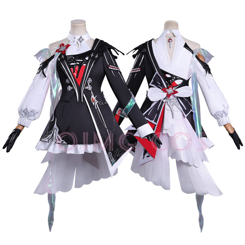 Honkai Star Rail Evernight Cosplay Costume March 7Th Uniform Wig Chinese Halloween Costumes For