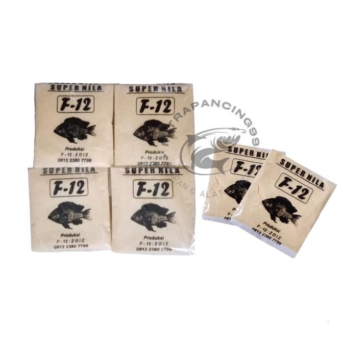 Ready Umpan Super Nila F-12 - Umpan Pancing Ikan Per Pack