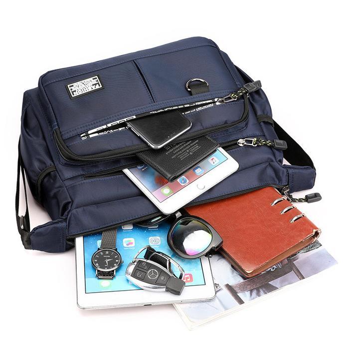 Eiger Summit Gear - Tas Selempang Pria Kasual Kapasitas Besar Travel & Harian Stylish Anti Robek