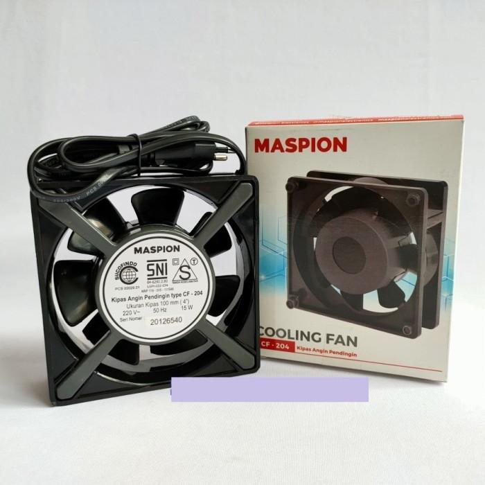 TERMURAH KIPAS ANGIN KOTAK MINI MASPION CF-204 15W I COOLER FAN LISTRIK 22V AC UNTUK COOLING