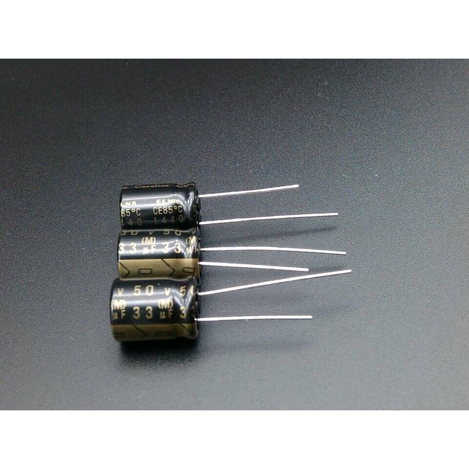 2020 HOT SALE 10PCS/30PCS ELNA ROA CERAFINE 33UF/50V ORIGL GENUINE AUDIO ELECTROLYTIC CAPACITORS