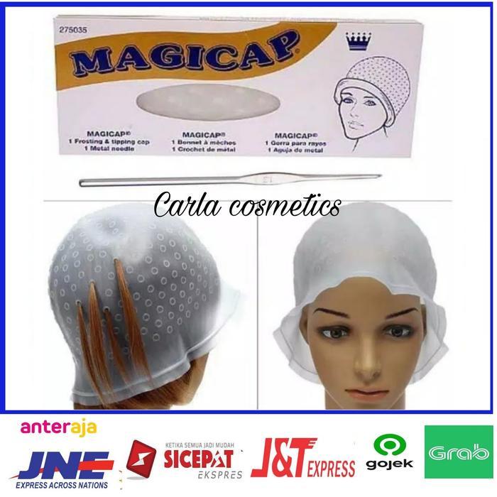 topi highlight semir bleaching rambut /pewarna rambut magicap alat cat