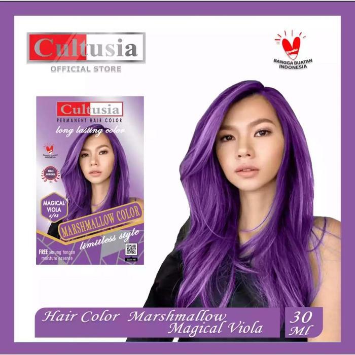 Cultusia Hair Marshmallow Color Series 30ML All Variant - Cat rambut pastel - semir rambut pastel
