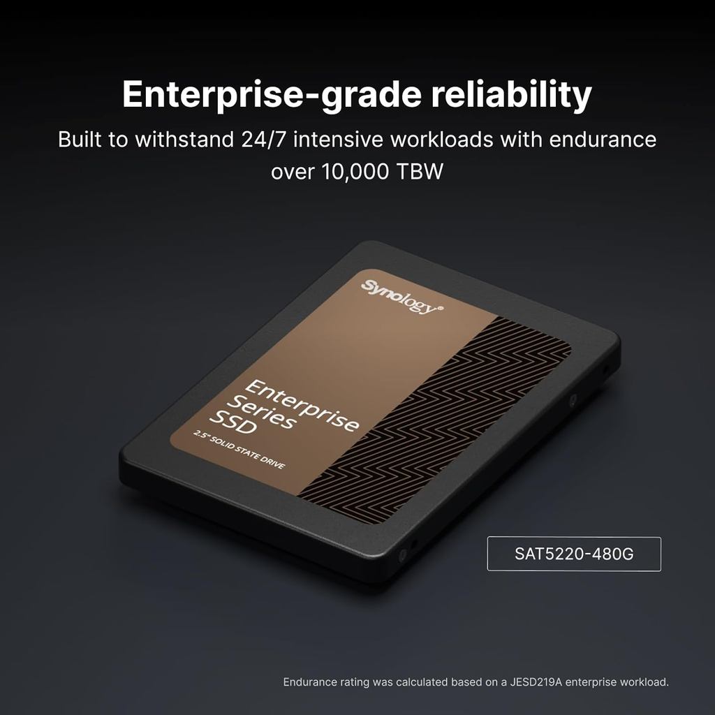 Synology SAT5220 Enterprise 2.5" SATA SSD 1920GB 960GB 480GB NAS Solid State Drive