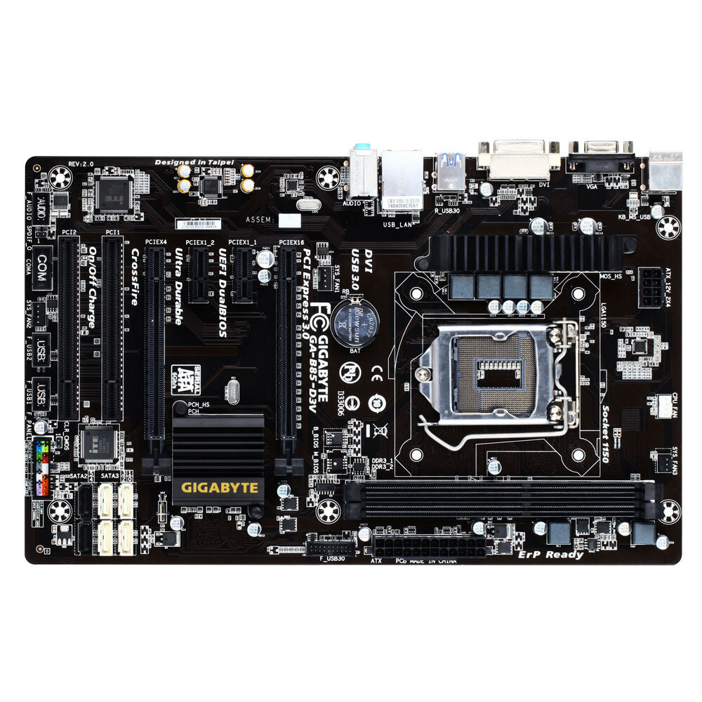 GIGABYTE GA-B85-D3V MotherboardLGA 1150 DDR3 32GB Intel B85 Motherboard Support Core 4170 4370 4130